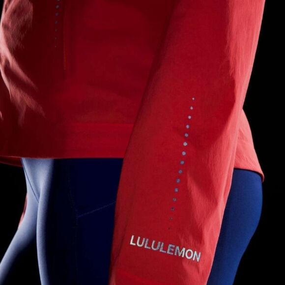 Lululemon Fast and Free Windbreaker in pale raspberry size 10 new no tag - Picture 7 of 16